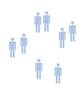 a bunch of people next to each other